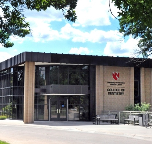 Outside view of dental school building